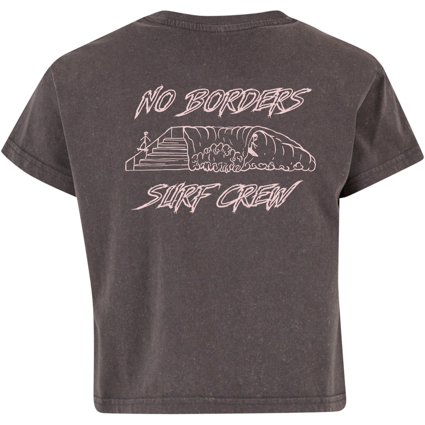 Surf T-Shirt Damen – Vintage Crop Top Retro Style