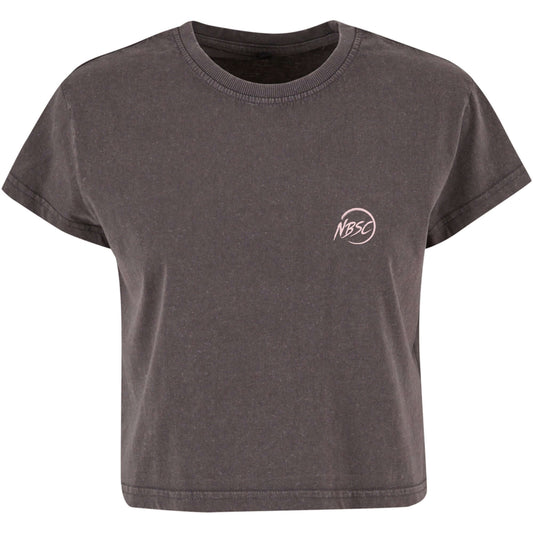 Surf T-Shirt Damen – Vintage Crop Top Retro Style - No Borders Surf Crew