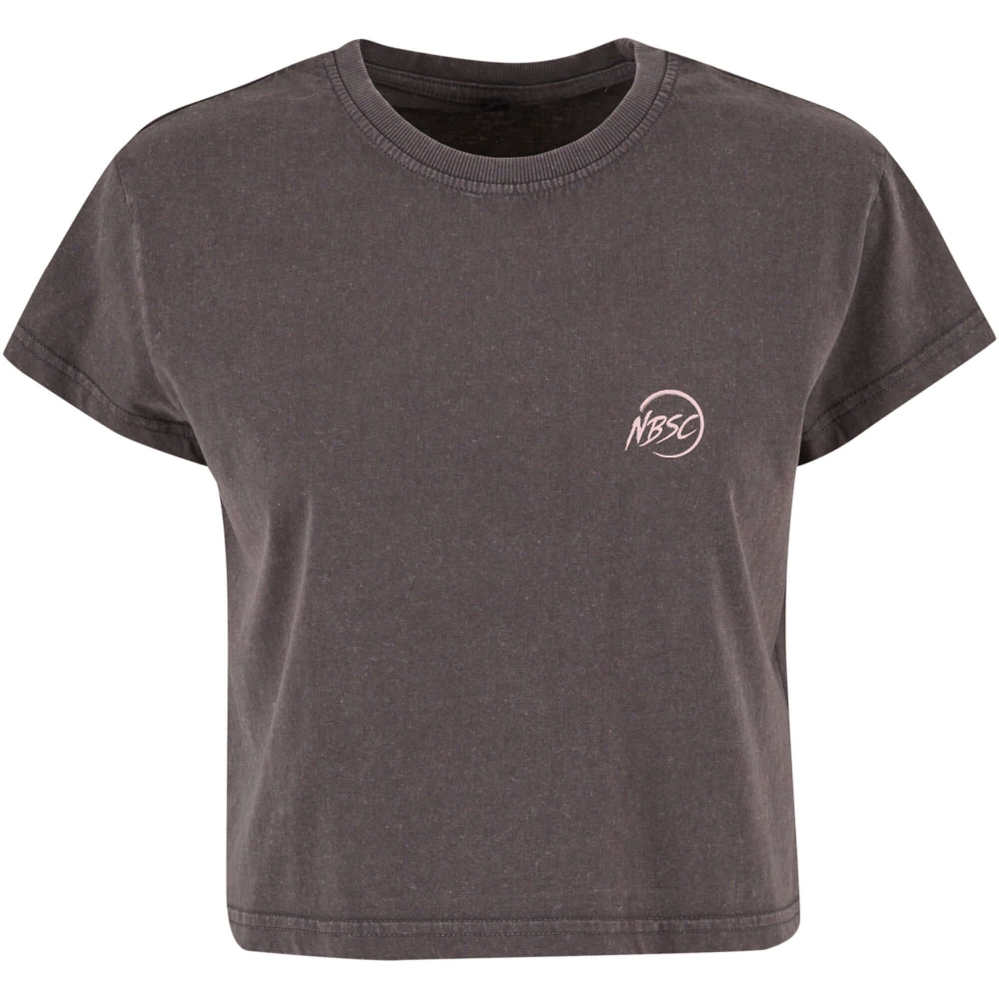 Surf T-Shirt Damen – Vintage Crop Top Retro Style - No Borders Surf Crew